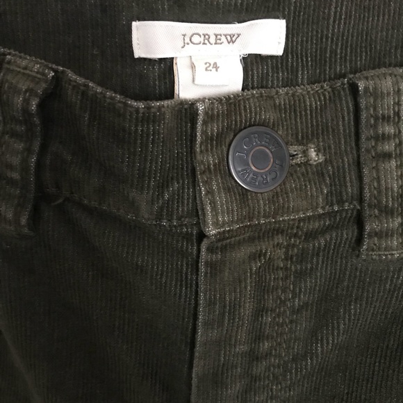 J. Crew high-waisted olive corduroys (24) - Picture 2 of 2